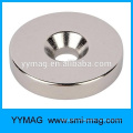 Chinese manufacturer gold coated neodymium ring magnet